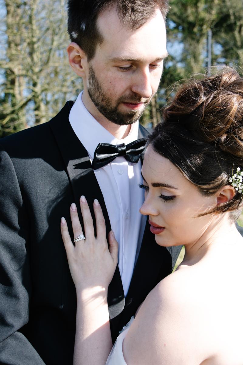 Monochrome Wedding At Crown Lodge