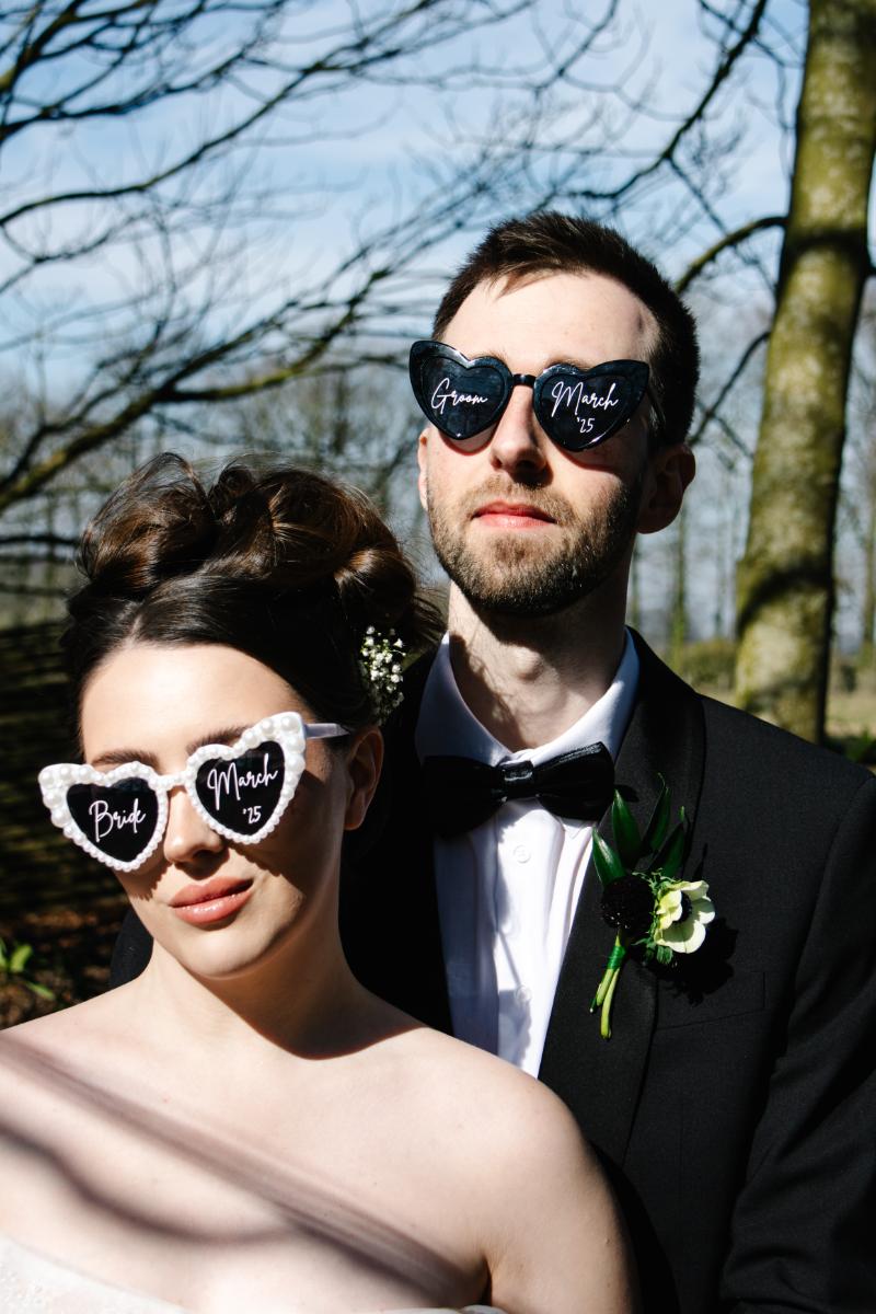 Monochrome Wedding At Crown Lodge