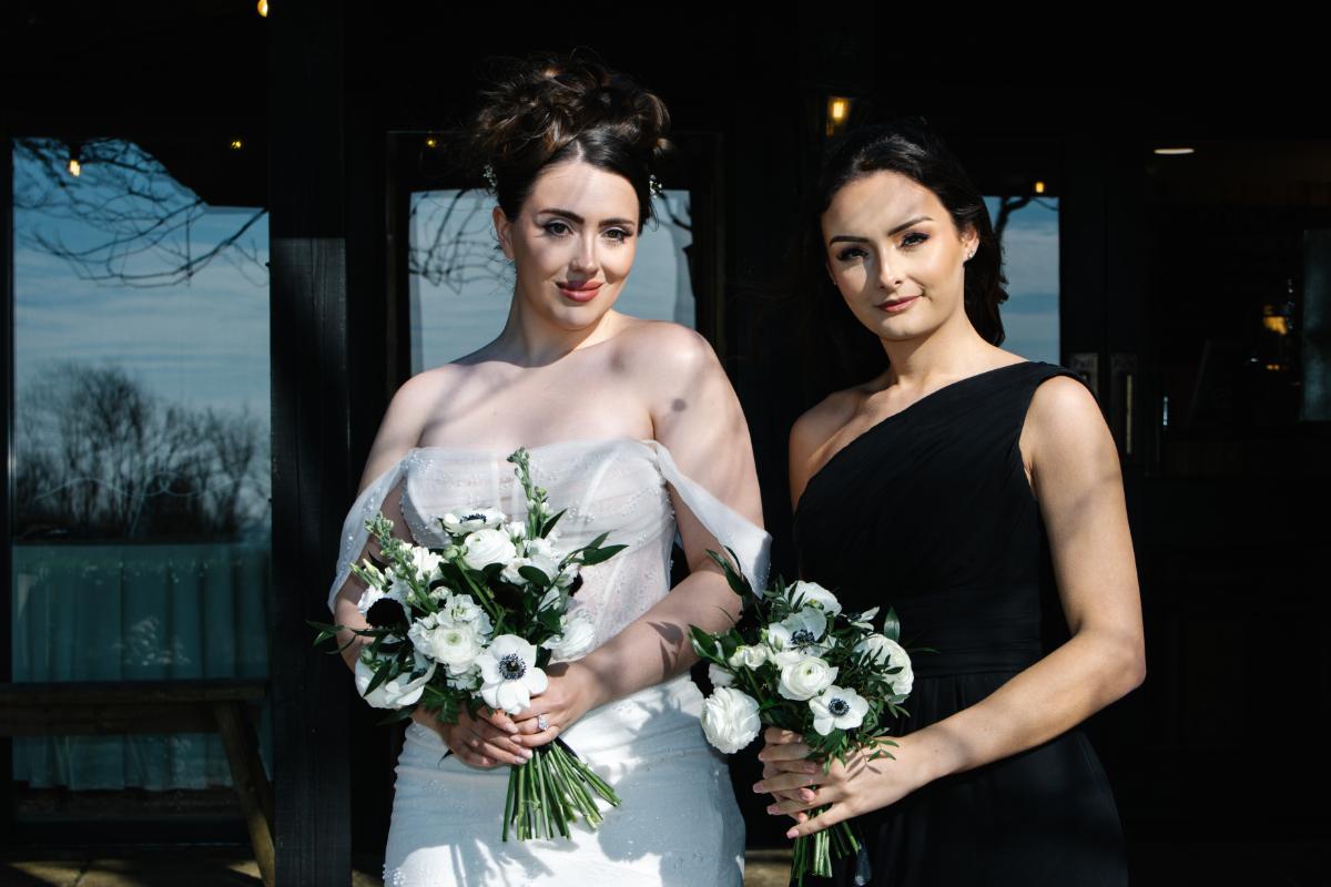 Monochrome Wedding At Crown Lodge