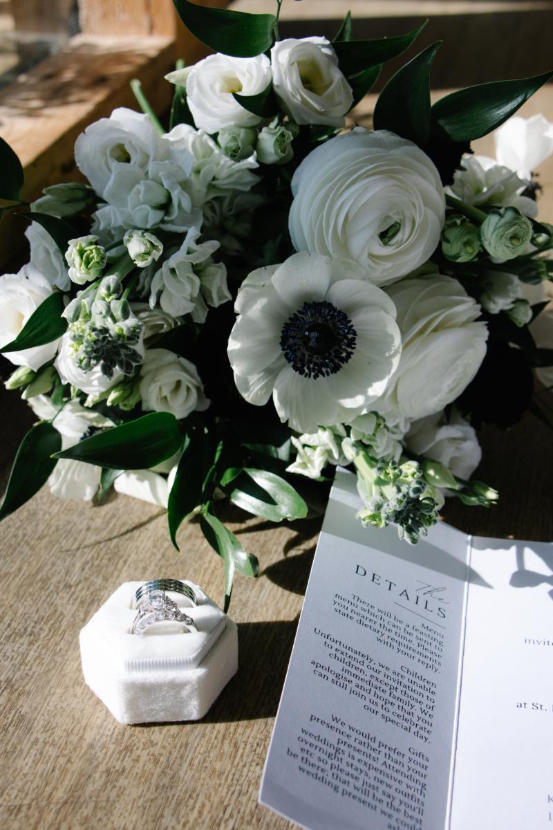 Monochrome Wedding At Crown Lodge