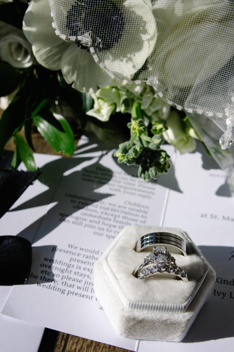 Monochrome Wedding At Crown Lodge