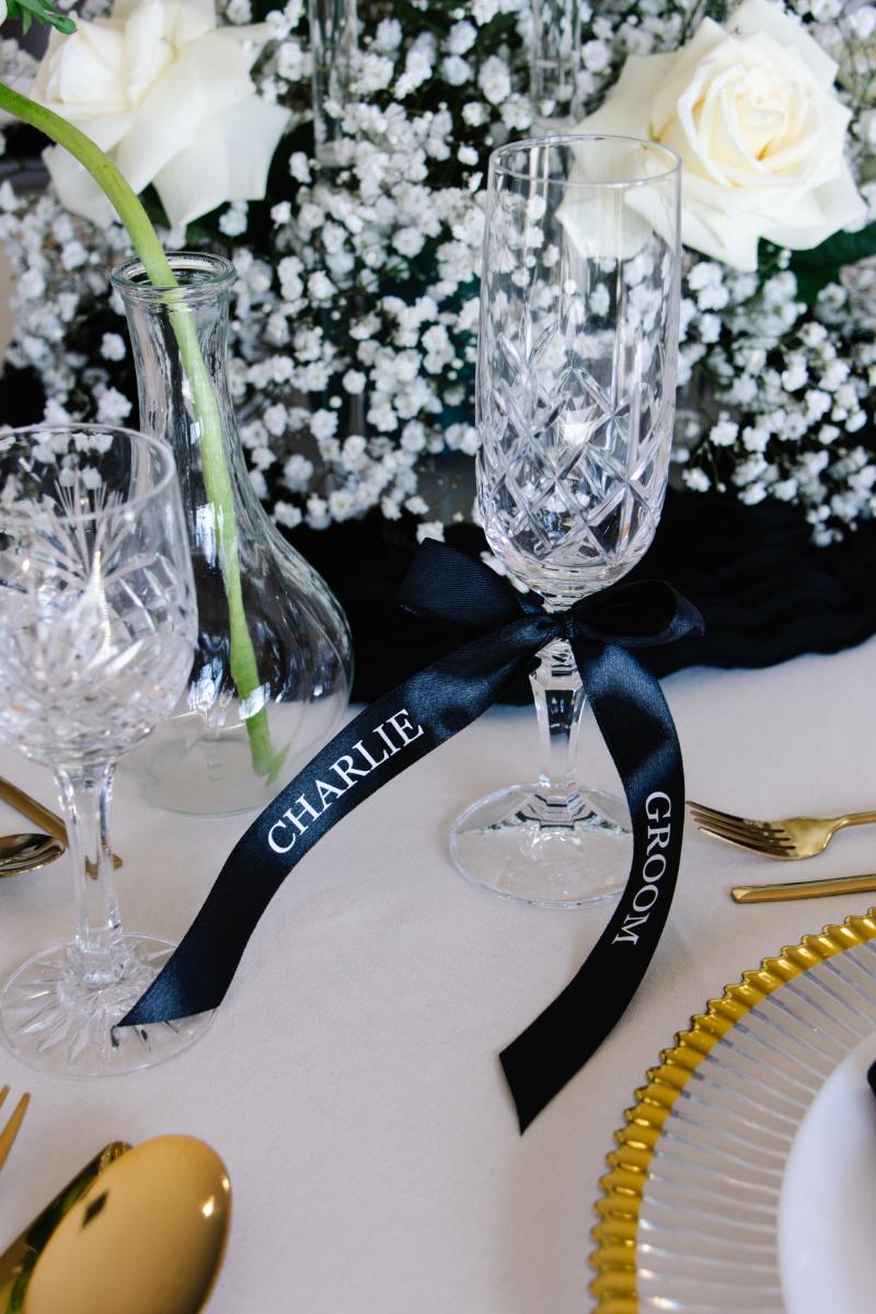 Monochrome Wedding At Crown Lodge