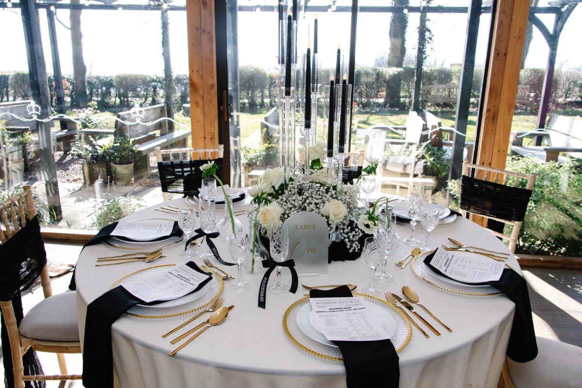 Monochrome Wedding At Crown Lodge