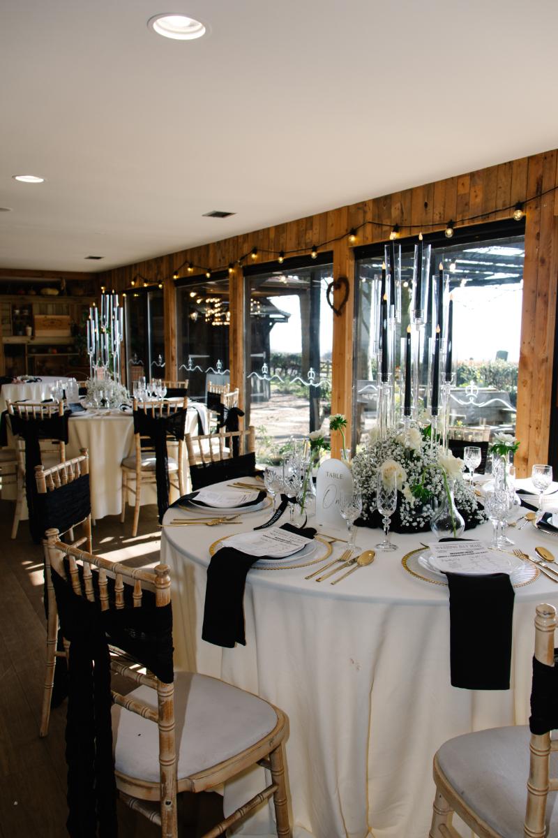 Monochrome Wedding At Crown Lodge
