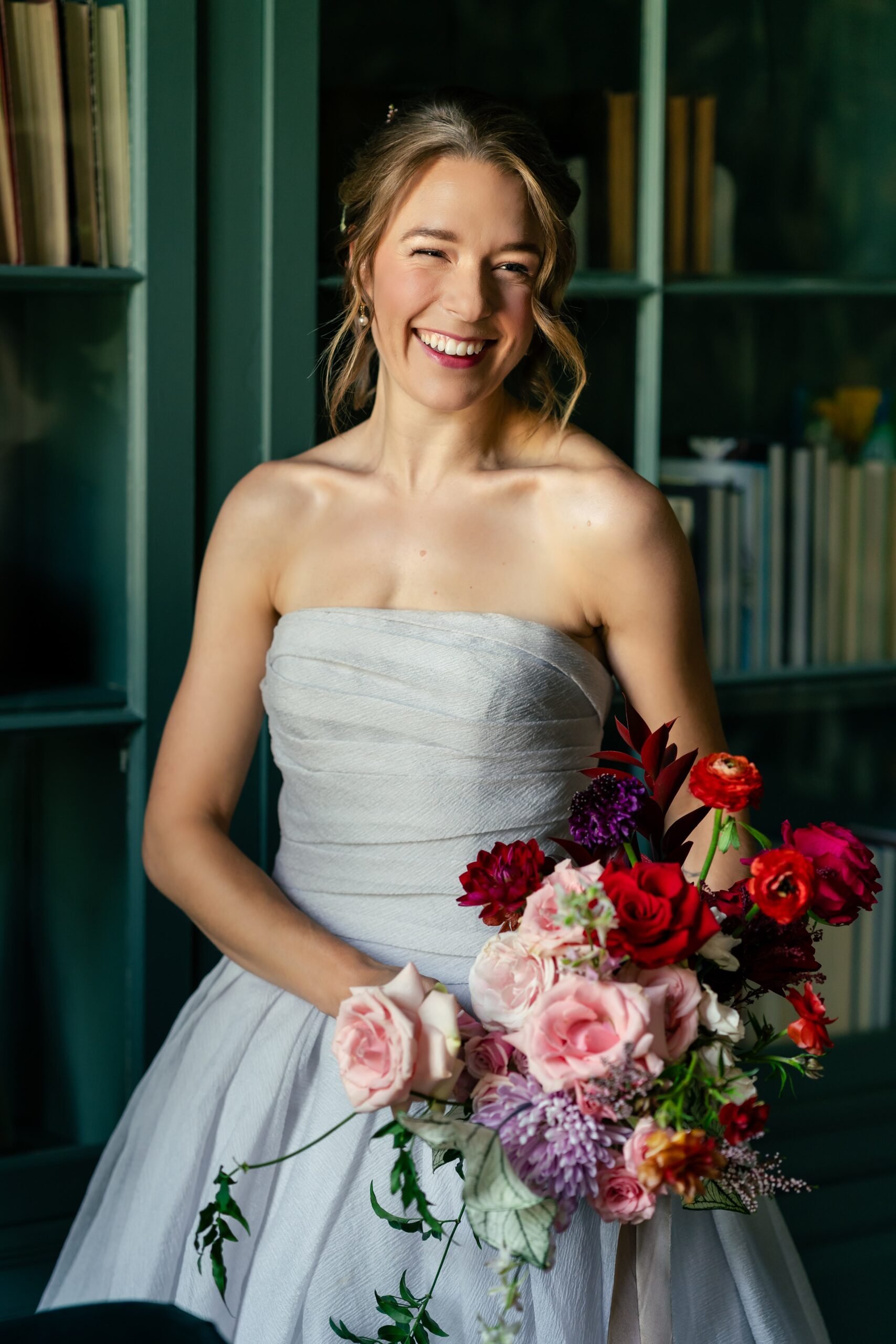 Bold Floral Wedding At Rust Manor House USA