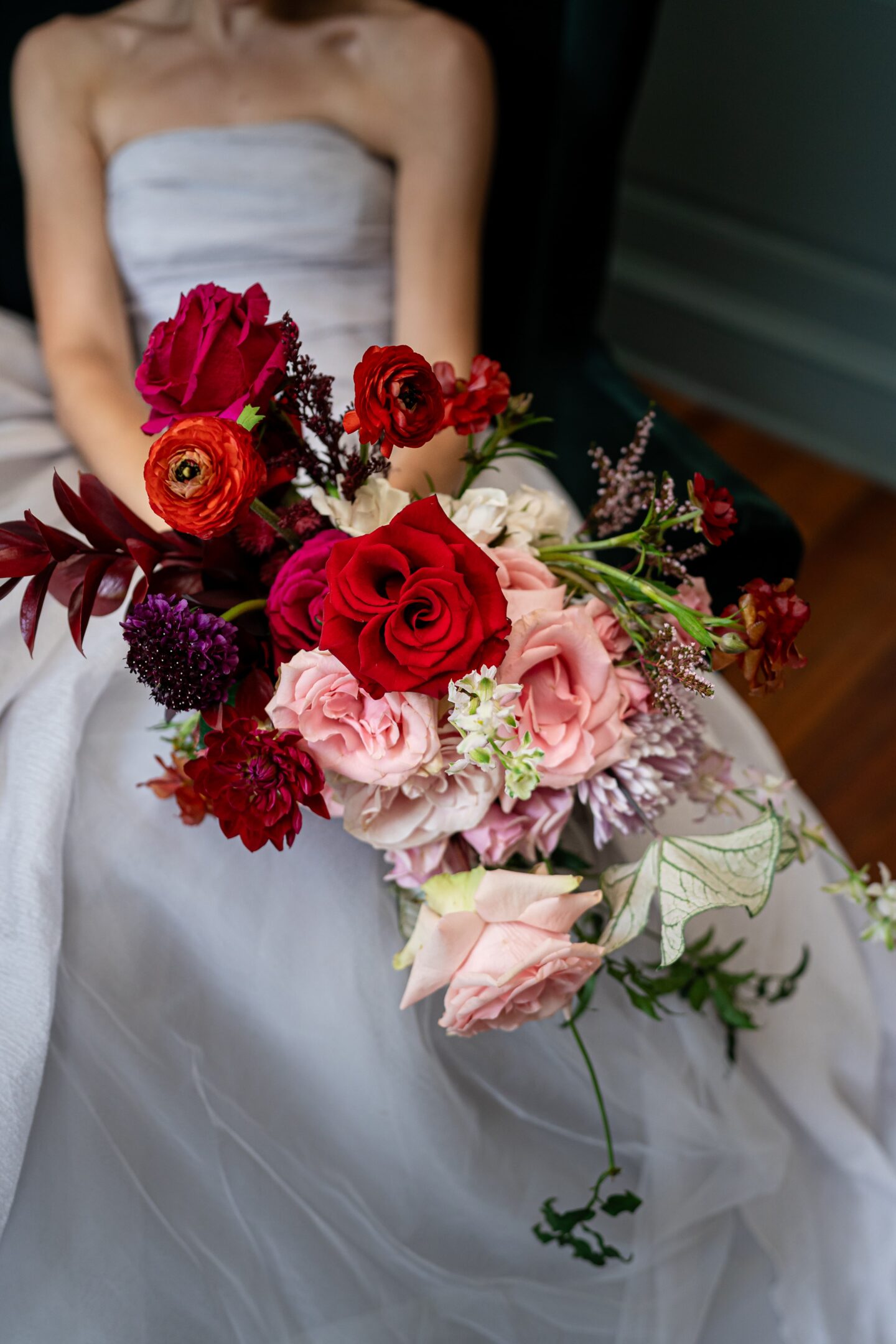 Bold Floral Wedding At Rust Manor House USA