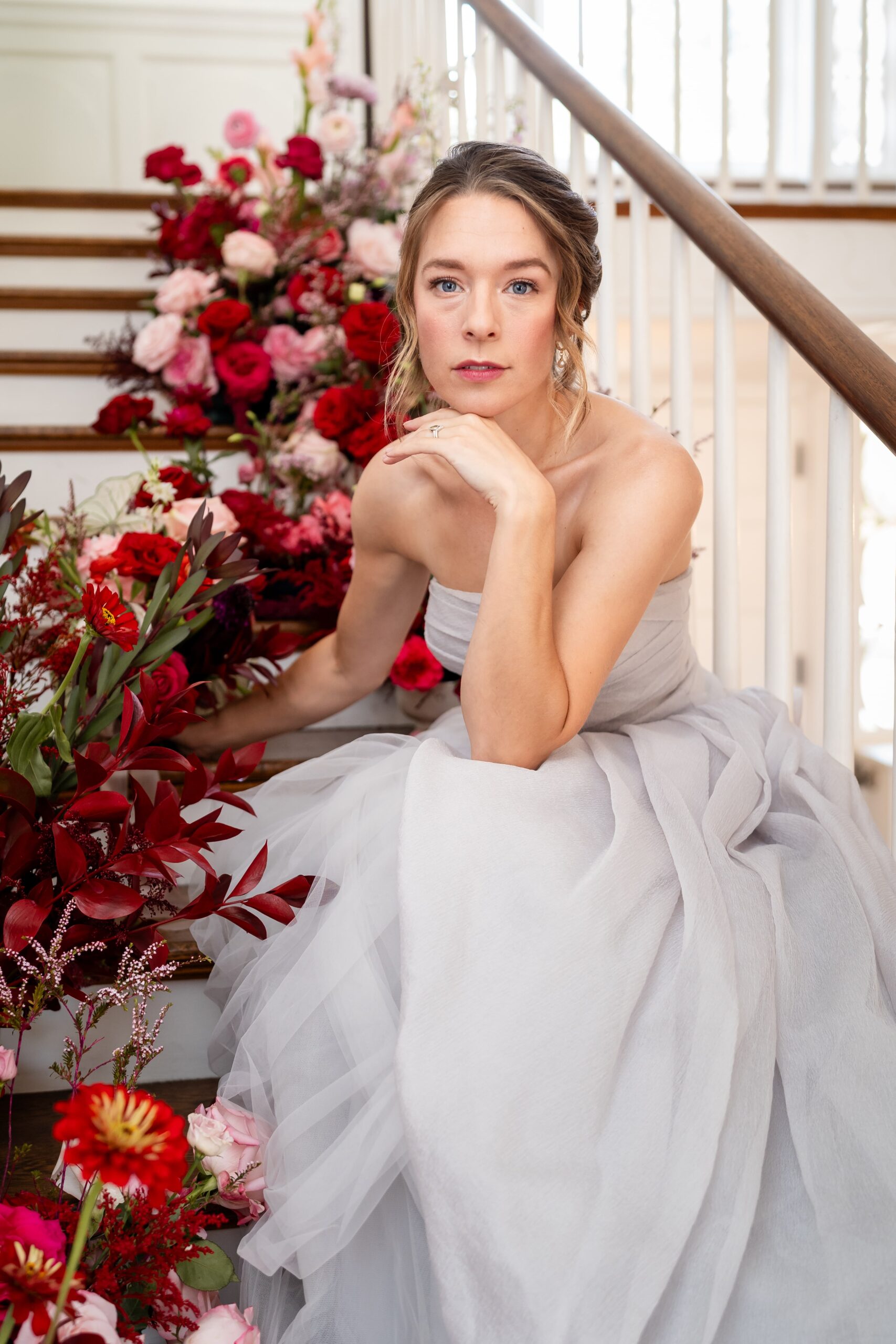Bold Floral Wedding At Rust Manor House USA