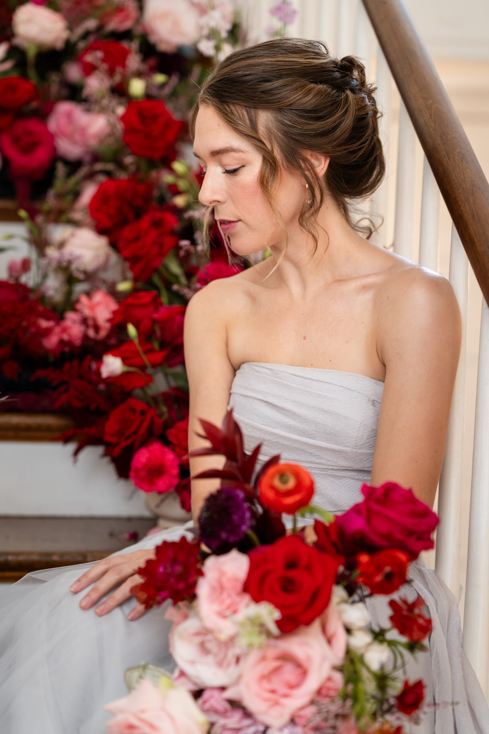 Bold Floral Wedding At Rust Manor House USA