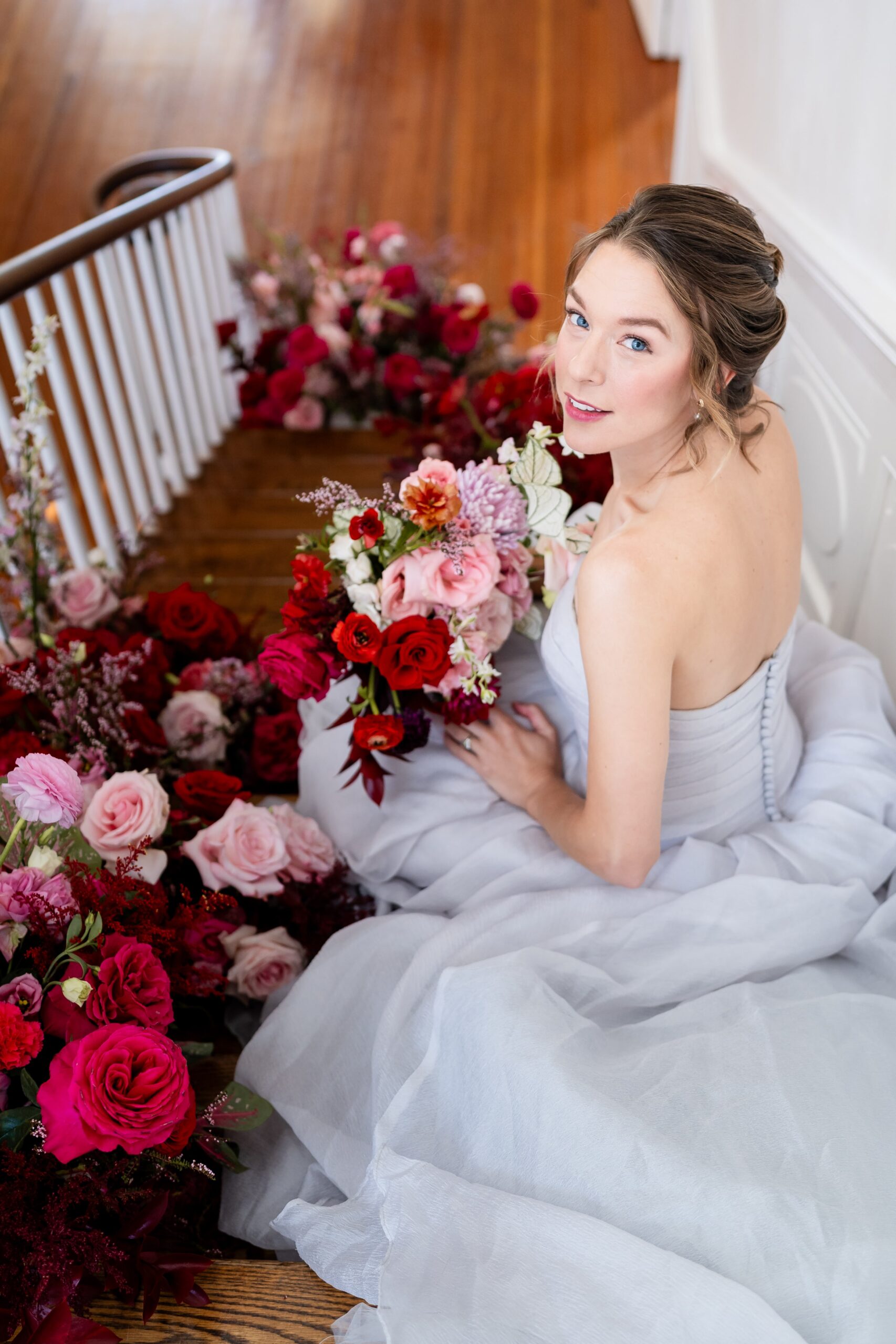 Bold Floral Wedding At Rust Manor House USA