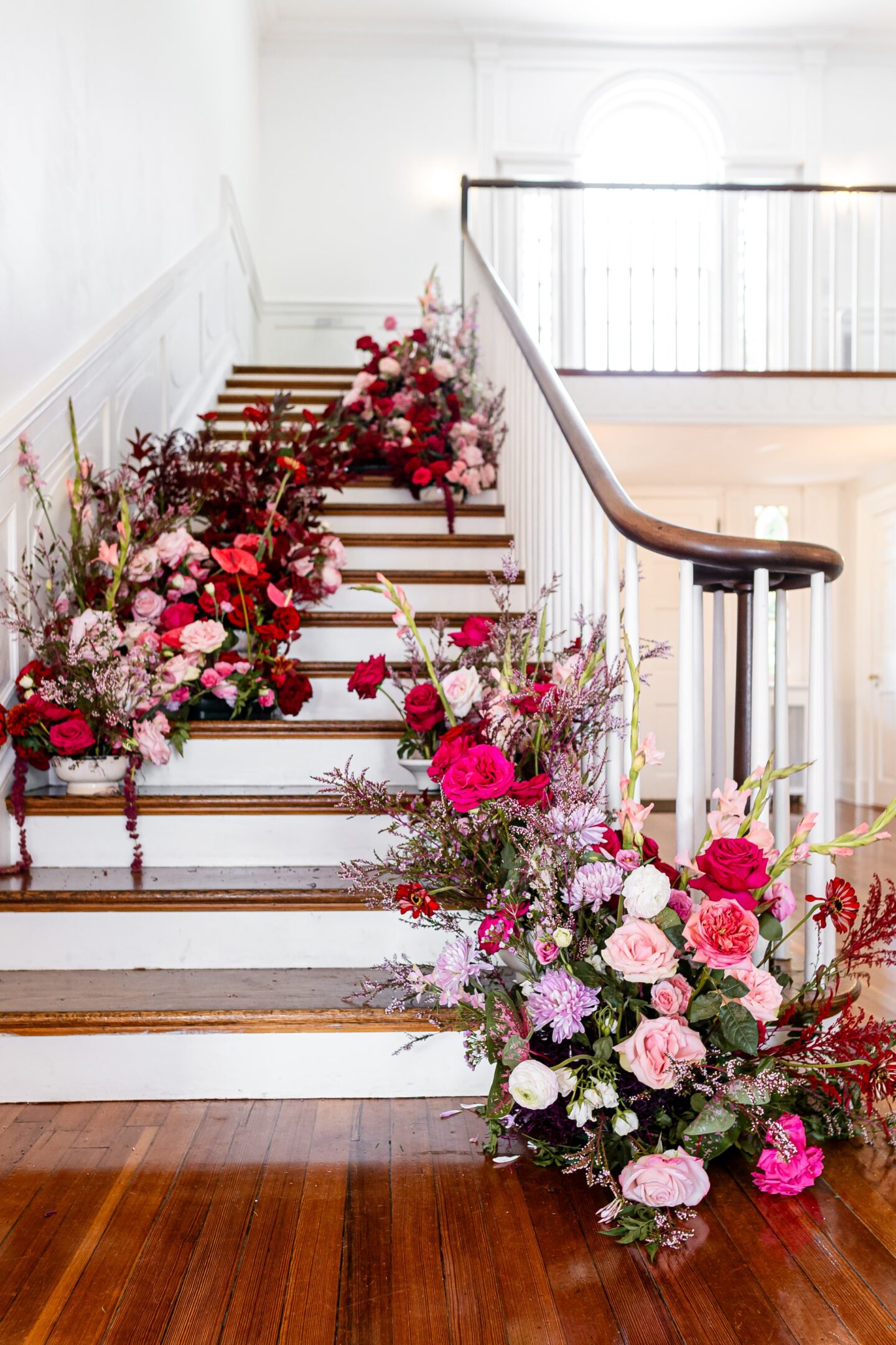 Bold Floral Wedding At Rust Manor House USA
