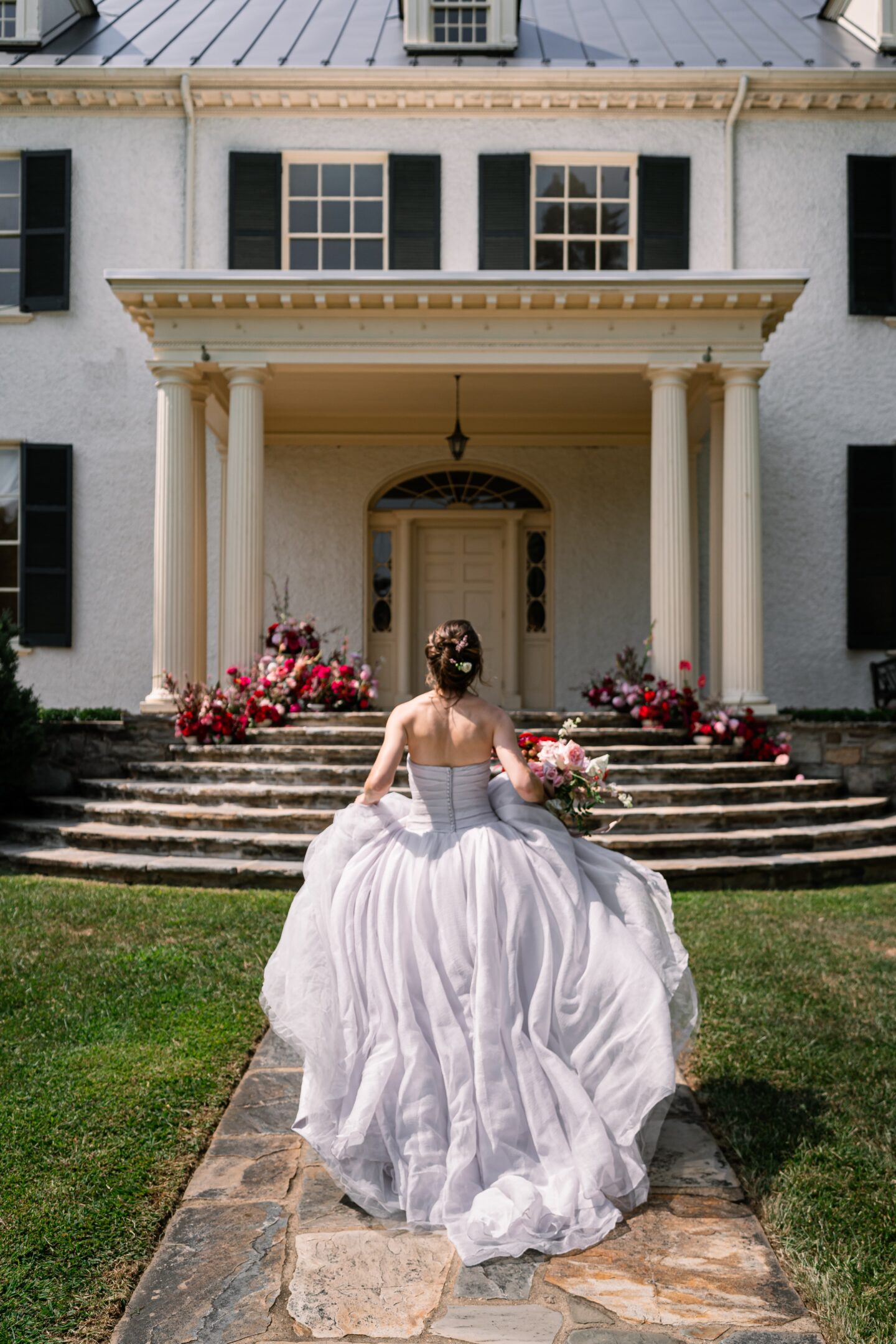 Bold Floral Wedding At Rust Manor House USA