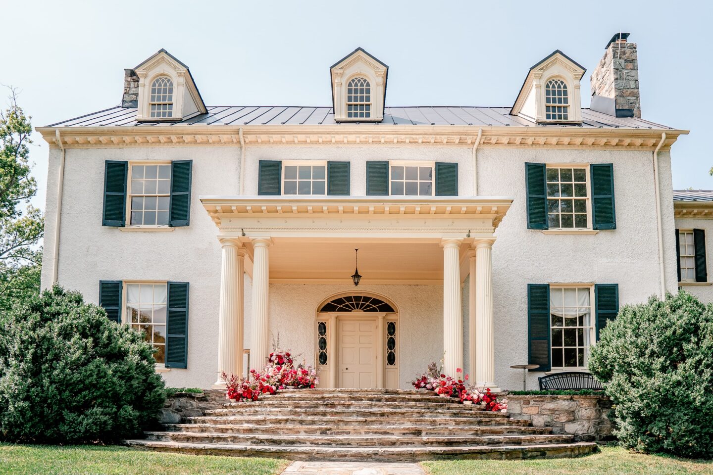 Bold Floral Wedding At Rust Manor House USA