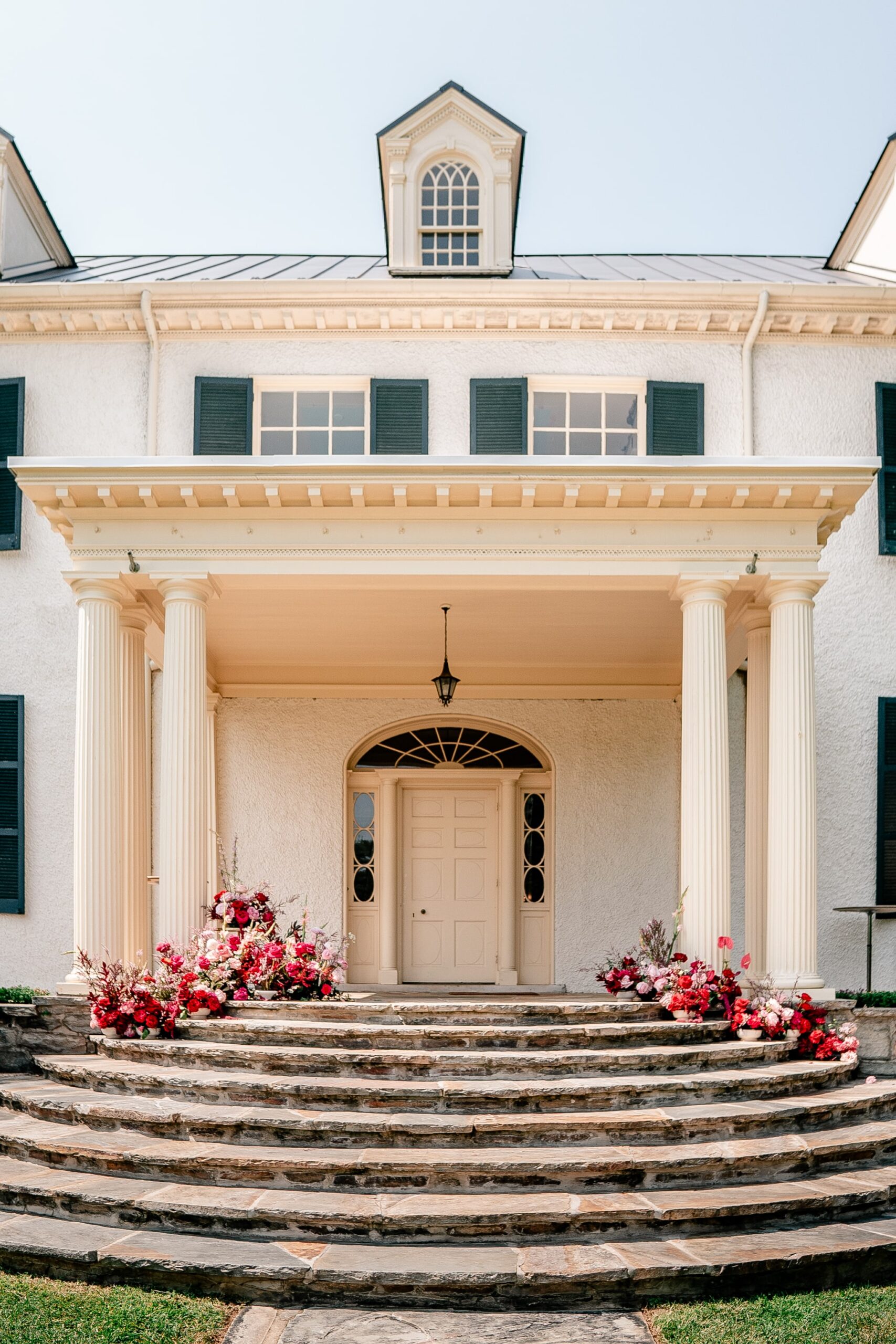 Bold Floral Wedding At Rust Manor House USA