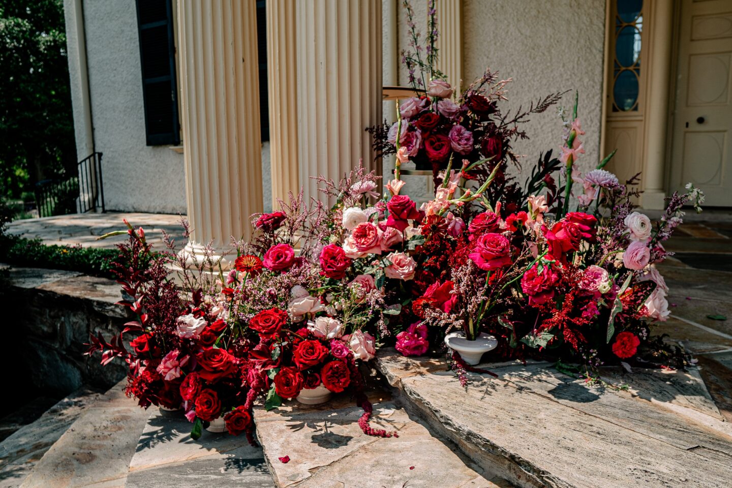 Bold Floral Wedding At Rust Manor House USA