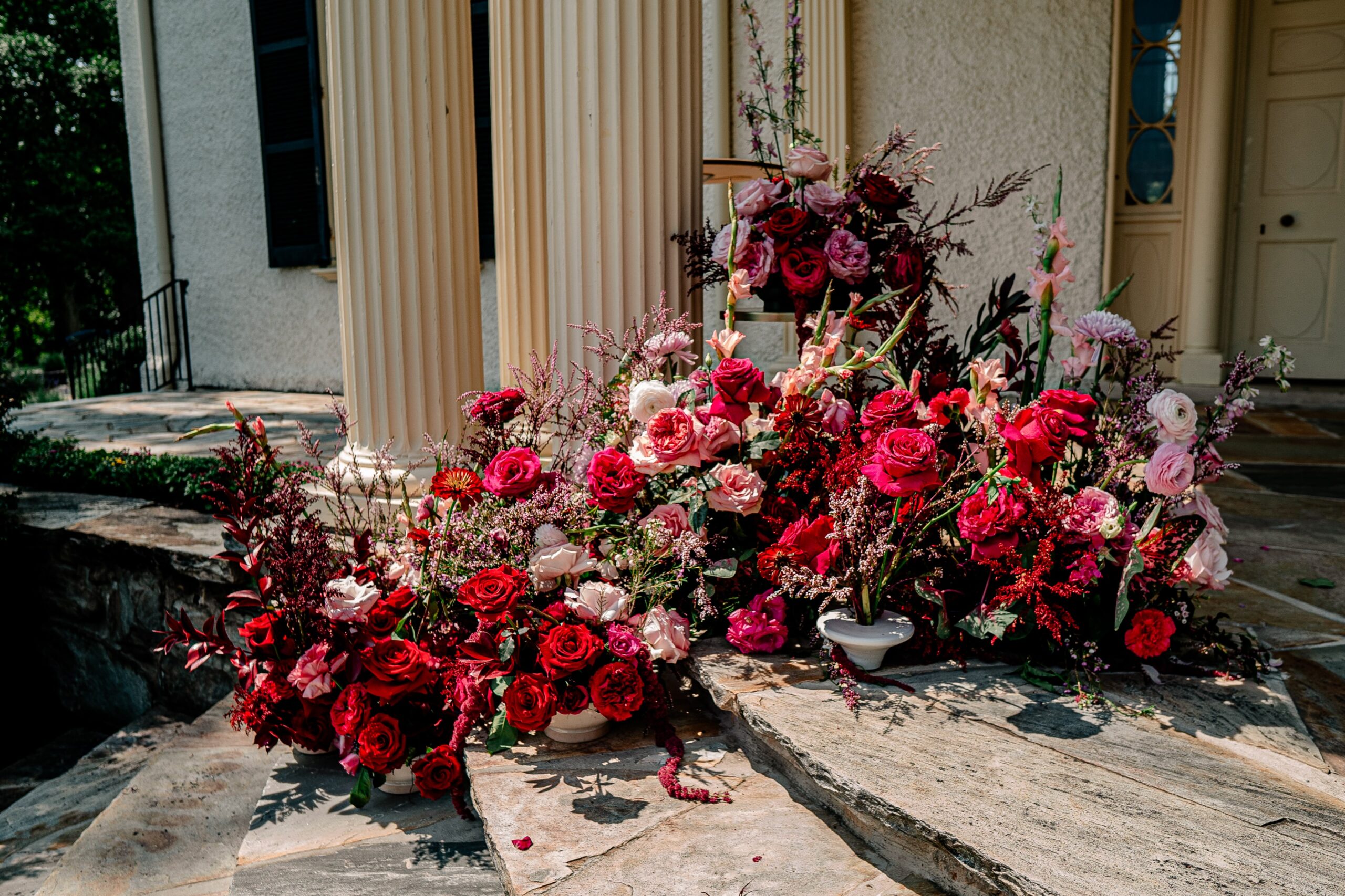 Bold Floral Wedding At Rust Manor House USA