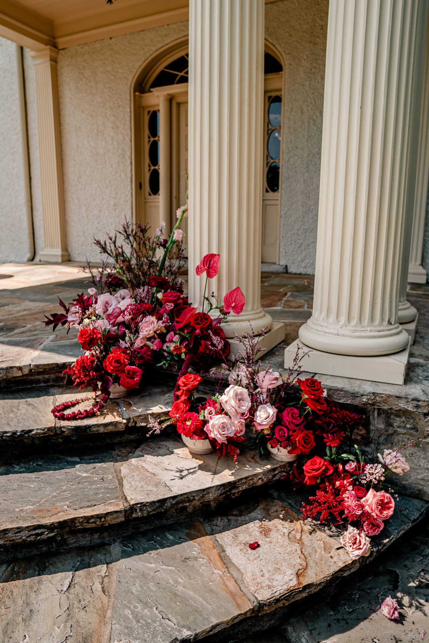 Bold Floral Wedding At Rust Manor House USA