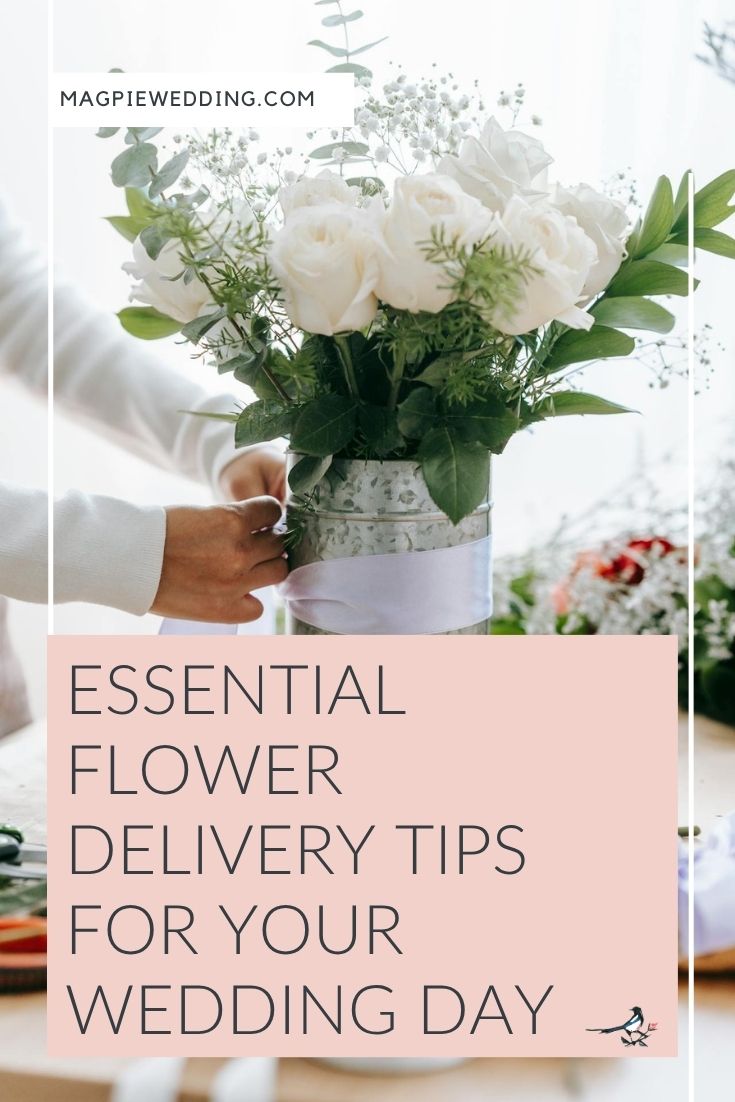 Essential Flower Delivery Tips for Your Wedding Day 