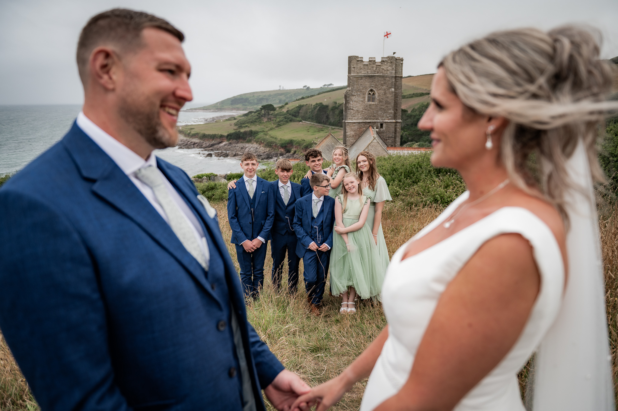 Romantic Coastal Church Wedding at Saint Werburgh’s, Plymouth