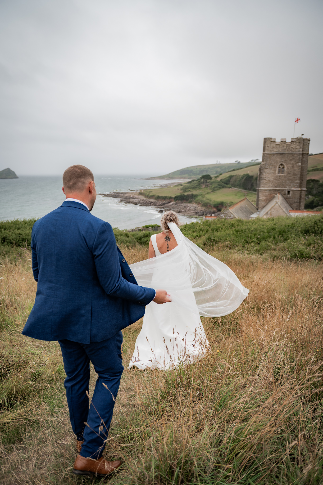 Romantic Coastal Church Wedding at Saint Werburgh&rsquo;s, Plymouth