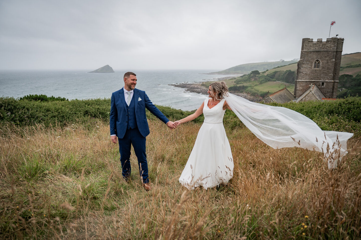 Romantic Coastal Church Wedding at Saint Werburgh&rsquo;s, Plymouth