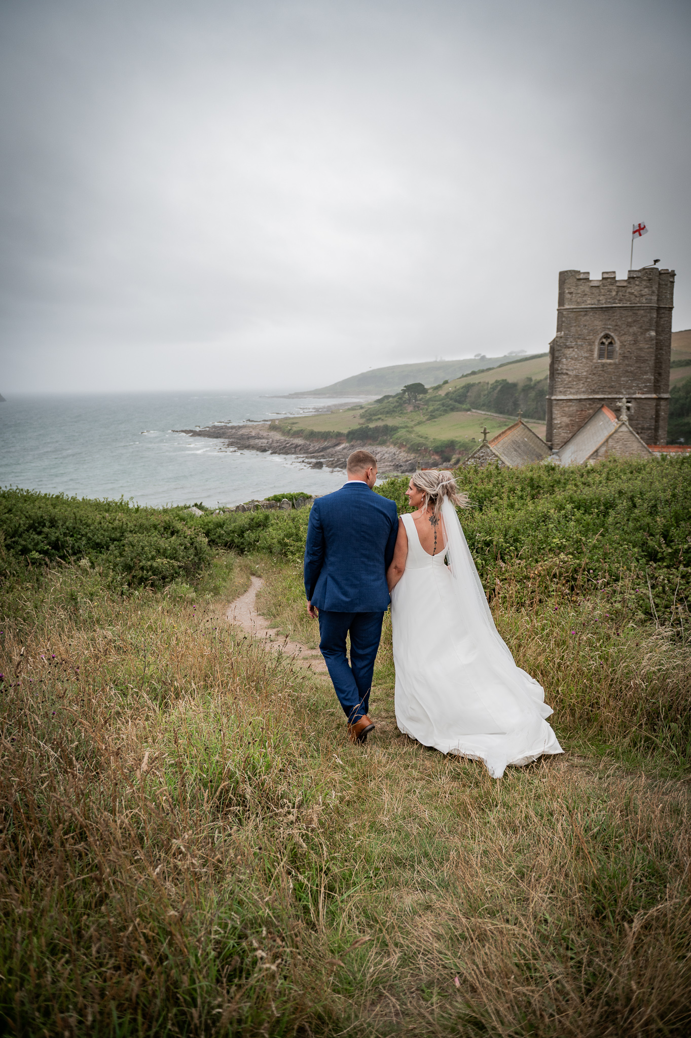 Romantic Coastal Church Wedding at Saint Werburgh&rsquo;s, Plymouth