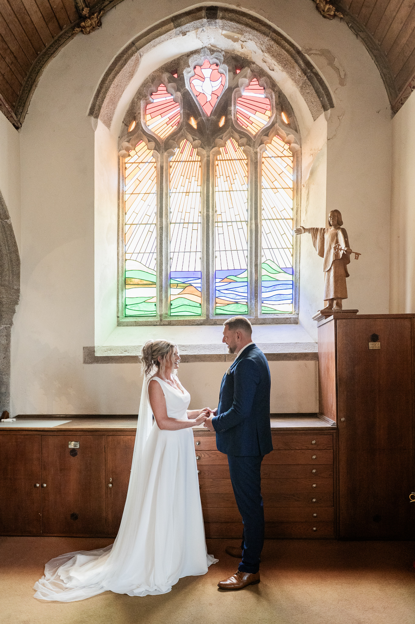 Romantic Coastal Church Wedding at Saint Werburgh’s, Plymouth