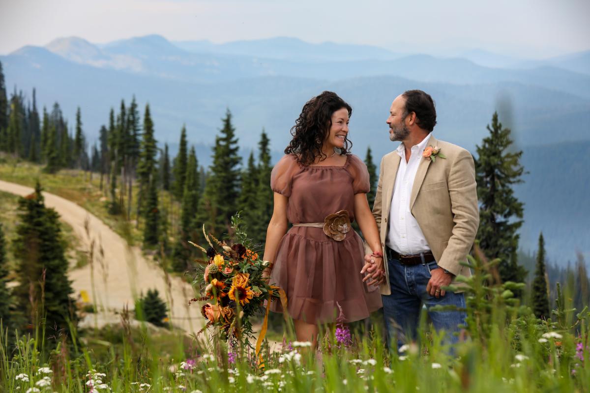 An Intimate Mountain-Top Wedding In Montana