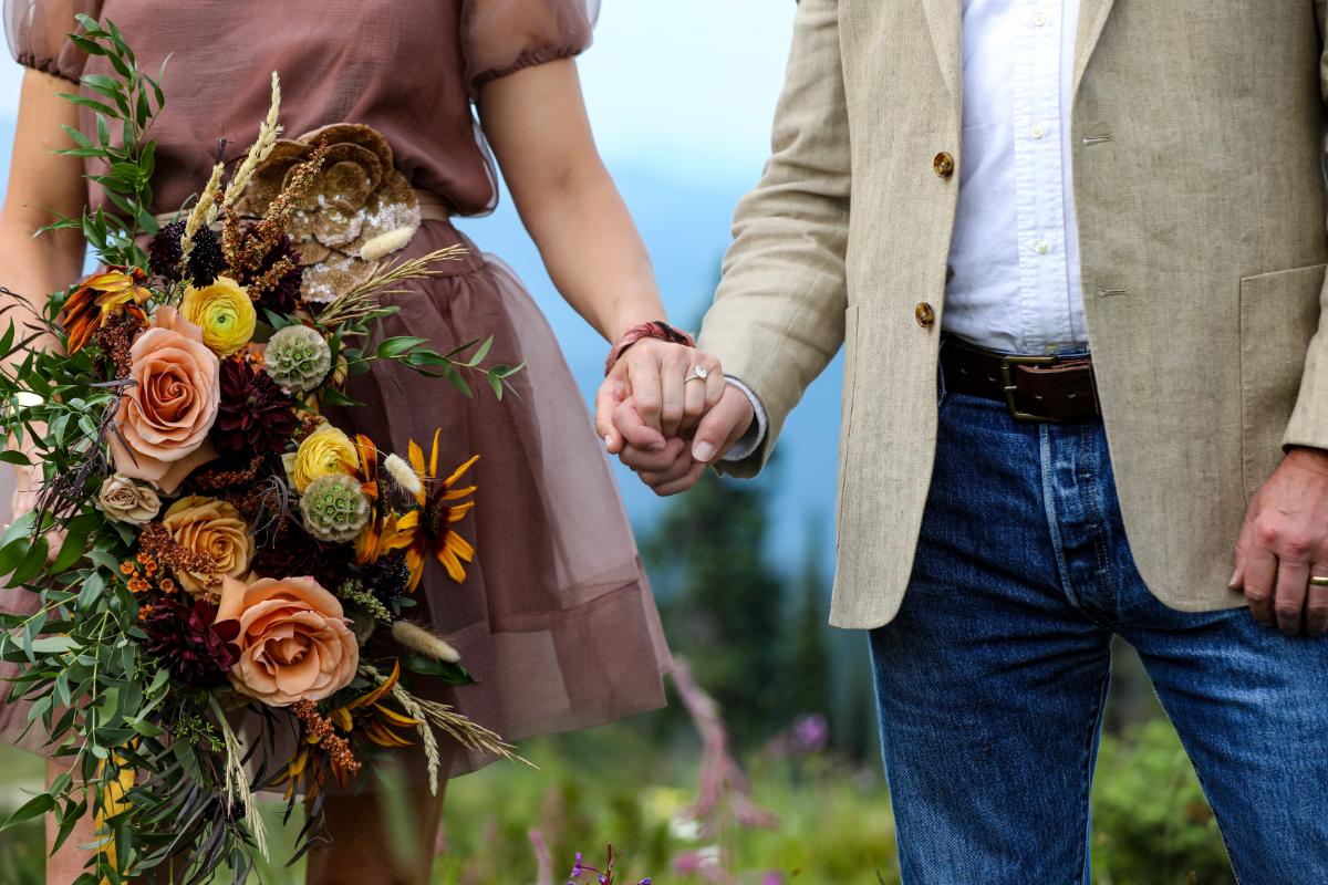 An Intimate Mountain-Top Wedding In Montana