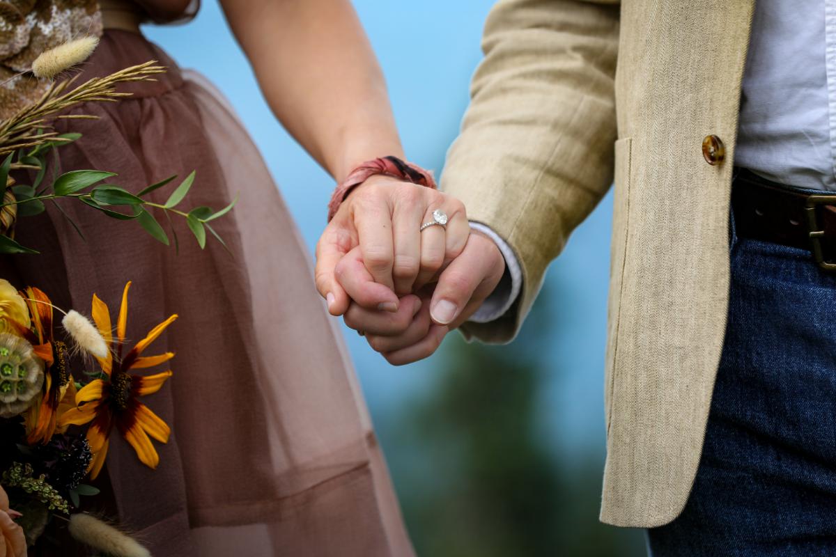 An Intimate Mountain-Top Wedding In Montana
