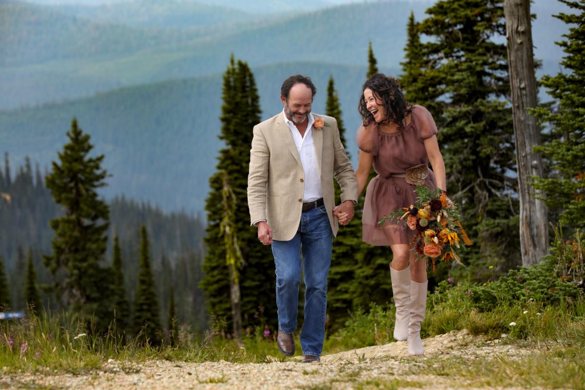 An Intimate Mountain-Top Wedding In Montana