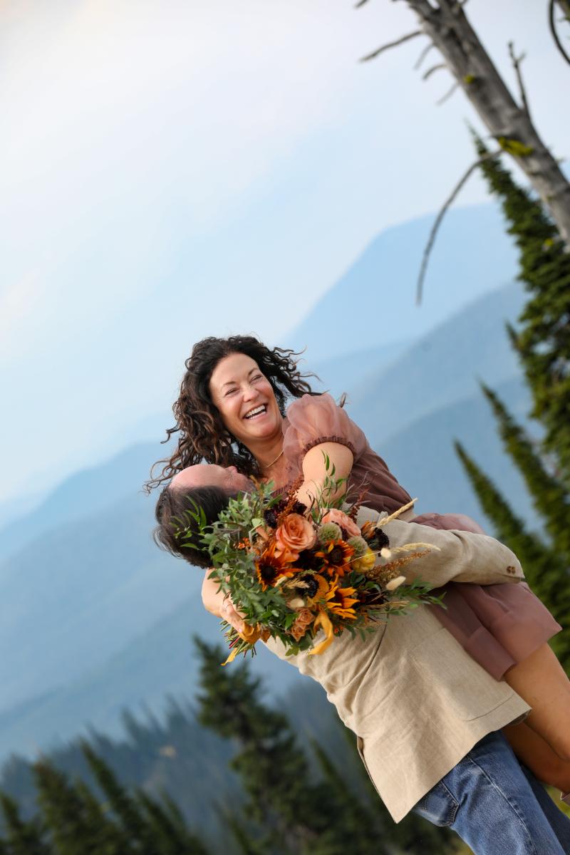 An Intimate Mountain-Top Wedding In Montana