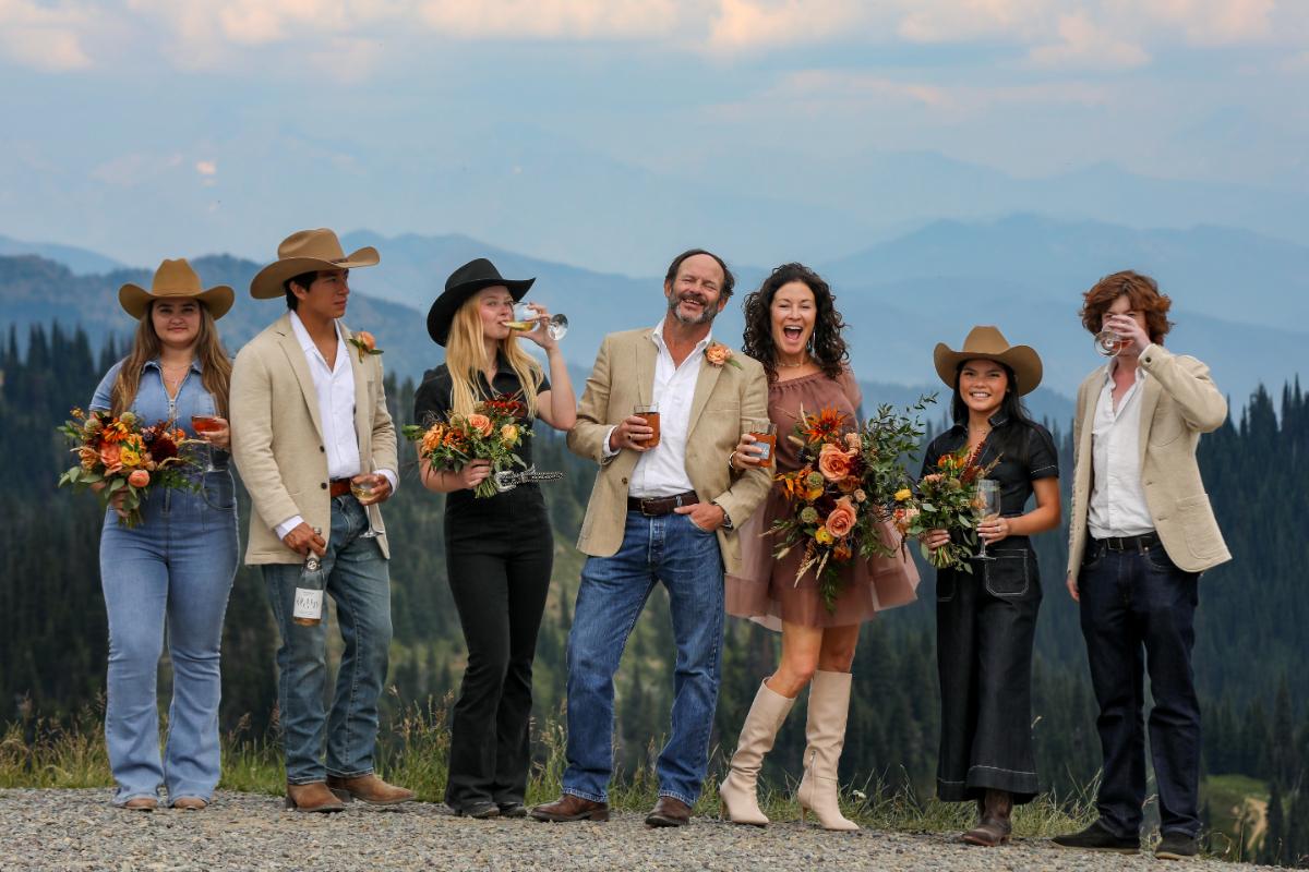 An Intimate Mountain-Top Wedding In Montana