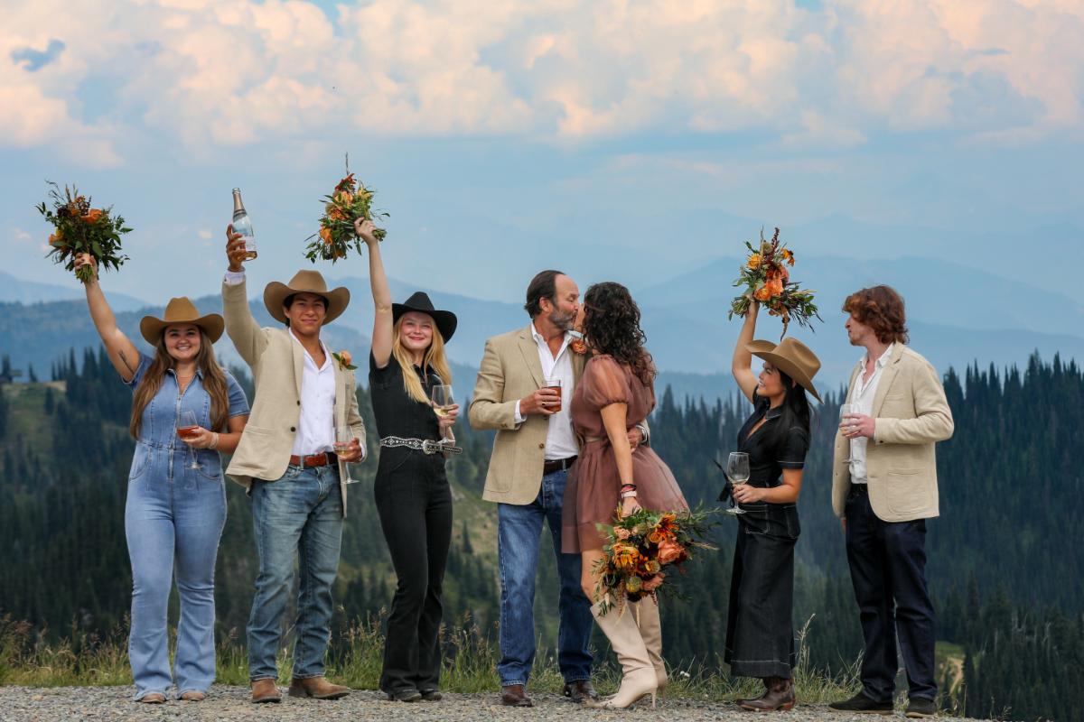 An Intimate Mountain-Top Wedding In Montana