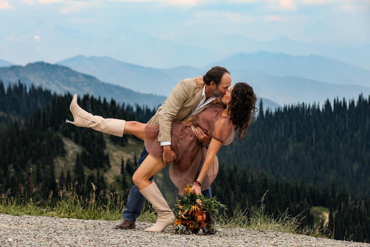 An Intimate Mountain-Top Wedding In Montana