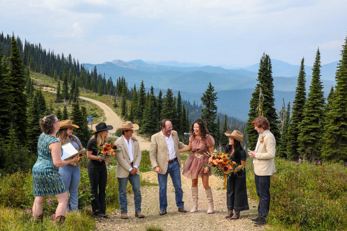 An Intimate Mountain-Top Wedding In Montana
