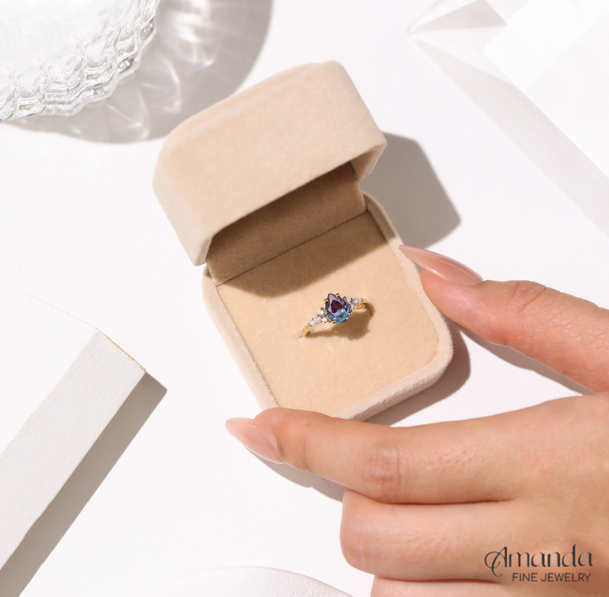 Discover the Magic of Alexandrite Rings as Bridal Jewellery