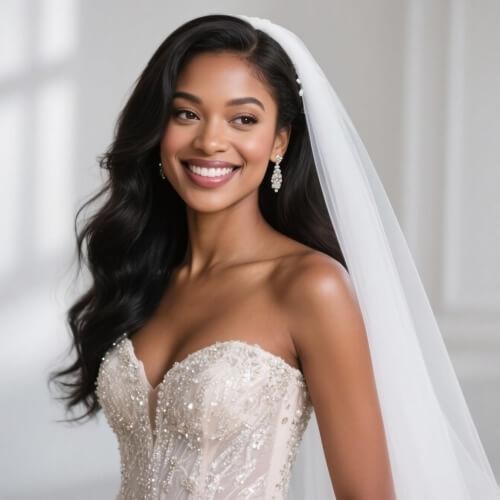 How to Choose a Wedding Wig That Matches Your Dress