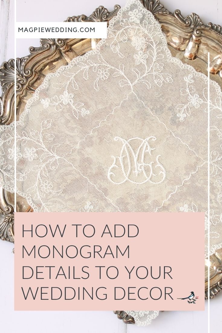 Taylor Swift Wedding; How To Add Monogram Details To Your Wedding Decor