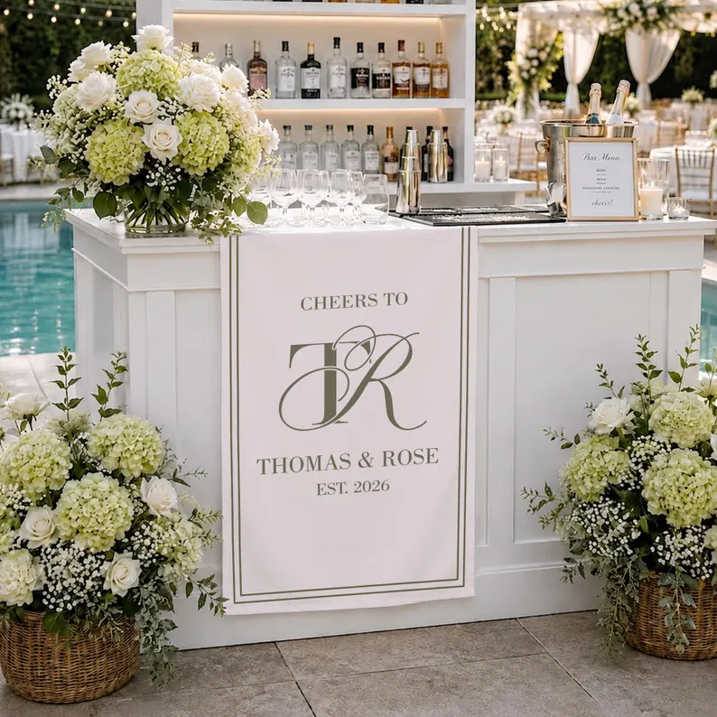 Taylor Swift Wedding; How To Add Monogram Details To Your Wedding Decor